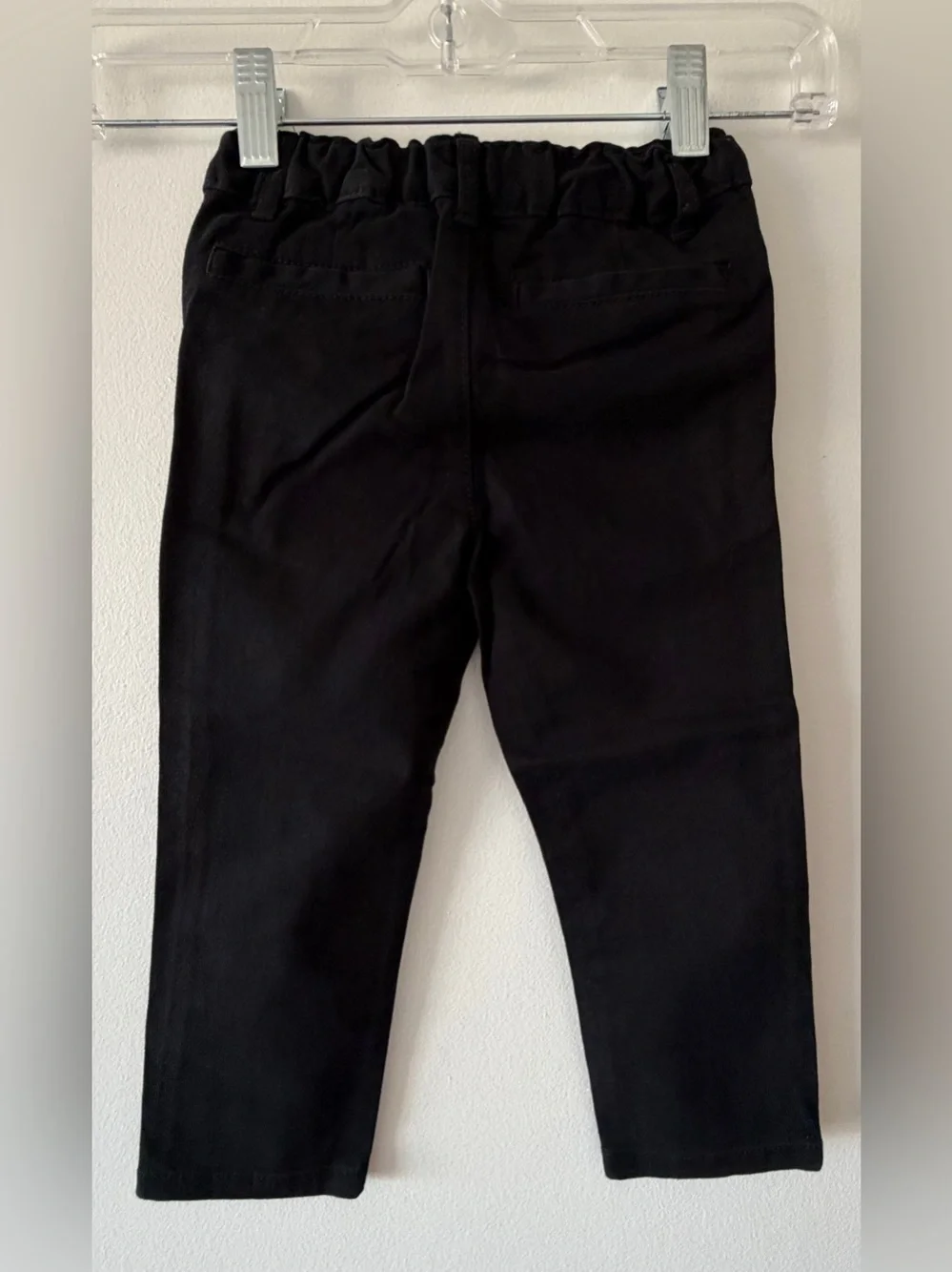 NWT The Children’s Place Toddler Boys Black Skinny Chino Pants Size 2T Uniform
